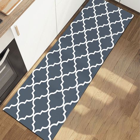 Tapis De Cuisine - Antifatigue - En PVC Imperméable - Épaisseur Renforcée - Pour Cuisine Maison Ou Commerciale - 1 Pièce (1/5)