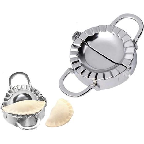 Molde para dumplings XL, de acero inoxidable, 9,5 cm (1/3)