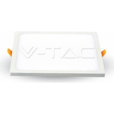 Panel LED V-TAC Mini 22W 100LM/W Montaje Empotrado Cuadrado Blanco Frío (1/5)
