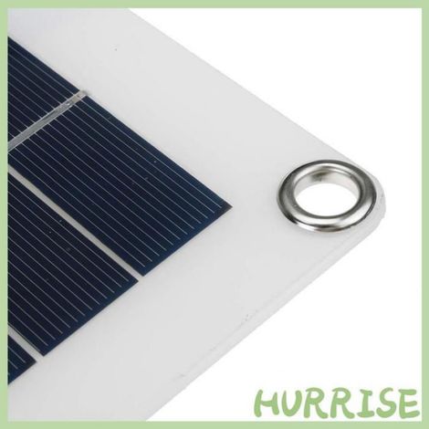 HURRISE Panneau solaire Kit de panneau flexible solaire de 20W portable 12V auto Kit et contrôleur standard multicolores 30A (1/5)