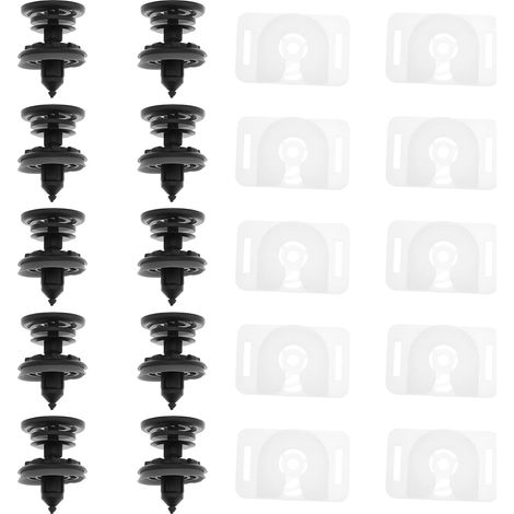 Pack of 10 door panel fixing clips 6Q0868243 Compatible with Audi TT TTRS (Mk2) (1/5)