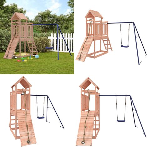 Spielturm Massivholz Douglasie - Holzspielplatz - Spielturm - Kletterturm - Douglasie - Gartenmöbel - Home & Living
