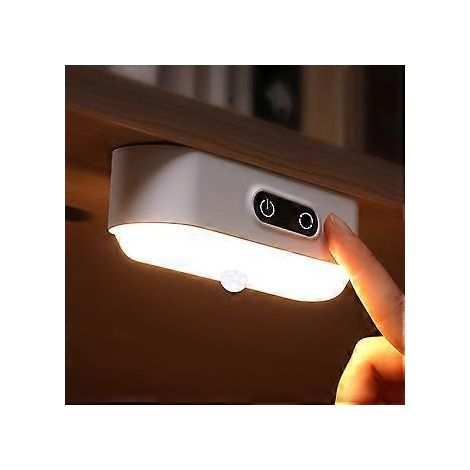 Lampe de Bureau LED Lumire Magnétique, Avec Induction Tactile Dimmable 5 Modes Luminosit et Couleur réglables, Sans fil Rechargeable Lampes de Table Ve (1/5)