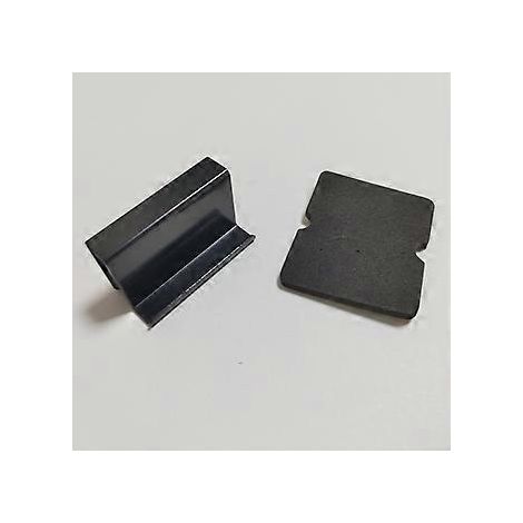 Magnetischer Türriegel H6058 Glasplattenstärke 4–6 mm 2 Stück Polierter Chromstahl Druckverriegelung zum Festklemmen Glasplatte (1/5)