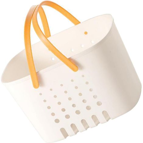 Easy Carry Storage Organizer Basket with Handle PP Plastic (1/5)