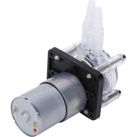 Pompe péristaltique à vide auto-amorçante à haut débit et résistante à la corrosion, avec moteur CC 12 V (1/5)