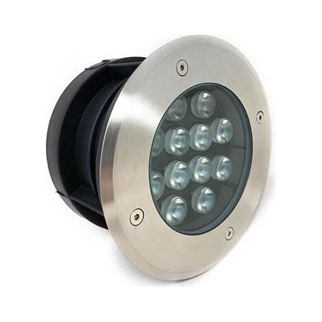Faretto Calpestabile Da Terra Segnapassi Carrabile 12 W Led Luce Naturale Ip67 (1/4)