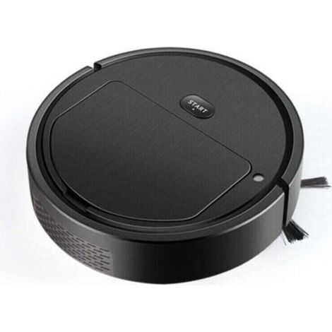 Robot Aspirateur Laveur, Aspirateur Robot Laveur avec auto-boost, 5.5cm Super-mince, Auto-rechargeable, idéal pour nettoyer les poils d'animaux, les tapis, les carreaux, les sols durs