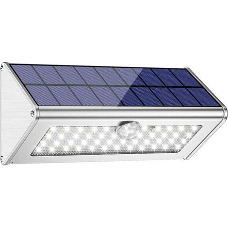 Lampe Solaire Extérieur Ip65 Étanche Fil Spot Solaire Lumière 4500Mah, 46 Led Lumiere Projecteur Solaire Exterieur Pour Jardin (1/5)