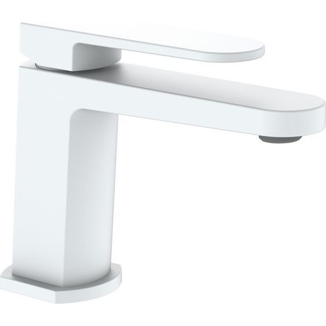 Miscelatore lavabo bianco con piletta click clack - serie Venere (1/2)