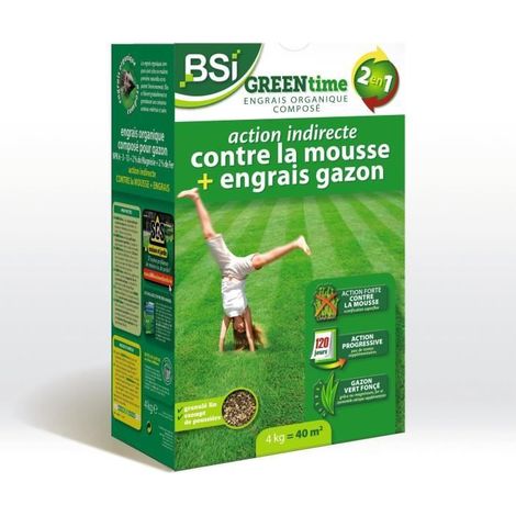 BSi rasendünger 2-in-1 Greentime 4 kg