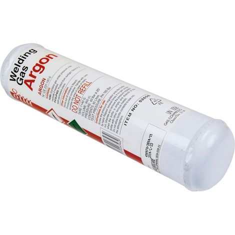 SIP 390g Disposable Argon Gas Bottle - L7.5 x W7.5 x H31 cm