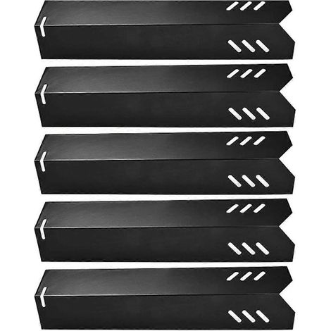 5-piece barbecue grill set 15-inch porcelain barbecue grill grill cover stove cover (1/5)