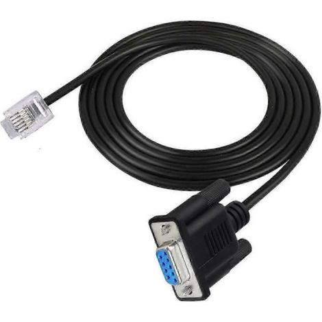 Câble Rs232 Db9 Femelle Vers Rj12 6P6C Pour Variateurs Pas À Pas - 1,8 M - 1 Pièce (1/5)