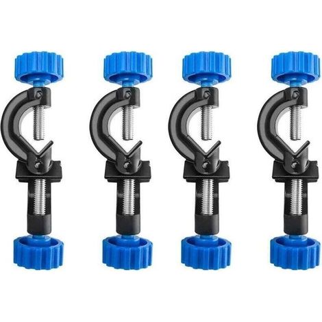 Pinces Croix de Laboratoire, usqu'à 18mm Tiges pour Utilisation en Laboratoire, 4Pcs (1/4)