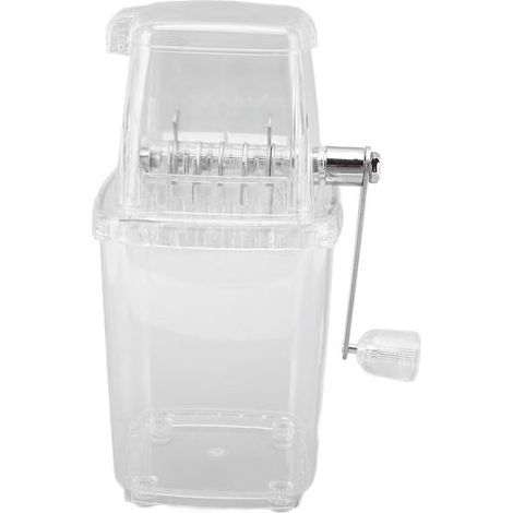 Concasseur Manuel Ice Crusher, Broyeur à Glaçons Transparent Inox Rustproof pour Bar Café Maison Multifunction Portable