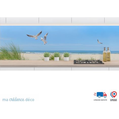 Crédence : Dunes et mer 2 - Alu composite - 120 - 60 (1/3)