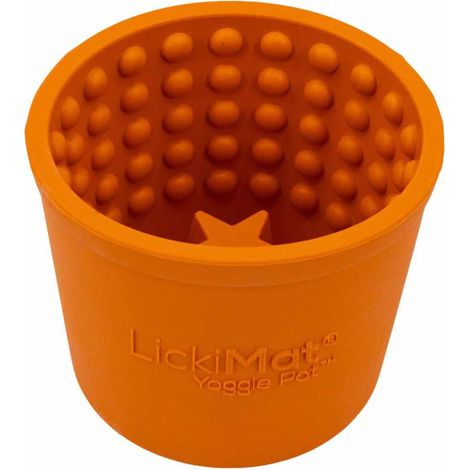 LICKIMAT - Yoggie Pot Orange - (645.5462)