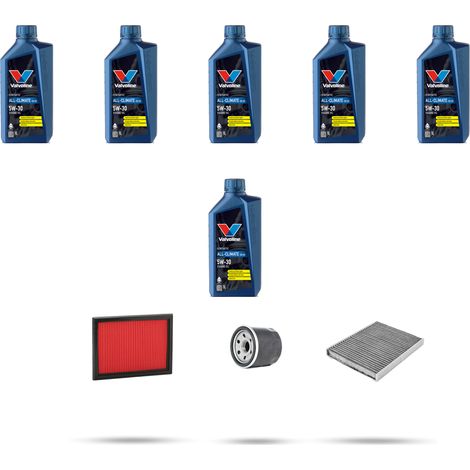 Kit tagliando 3 FILTRI e 6L OLIO compatibile con Infiniti FX 50 287kw dal 2009 (1/5)