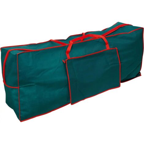 Custodia Borsa Per Albero di Natale Portaoggetti Natalizi Verde 125x32x50cm (1/3)