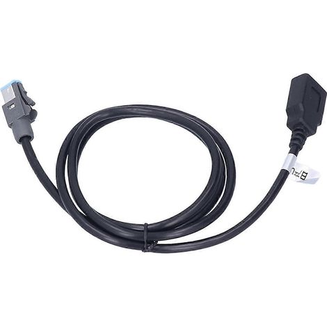 4-Pin-USB-Kabeladapter, Stecker, Verlängerungskabel, 102 cm lang, schwarzes ABS, Ersatzteil für Nissan Teana