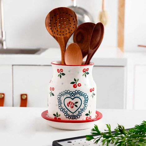 Égouttoir à couverts multifonctionnel, rangement élégant et pratique pour la cuisine et la salle de bain.-AquaForge (1/5)