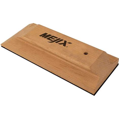 Batte de carreleur bois MEJIX 180262 300x120 mm avec semelle caoutchouc (1/2)
