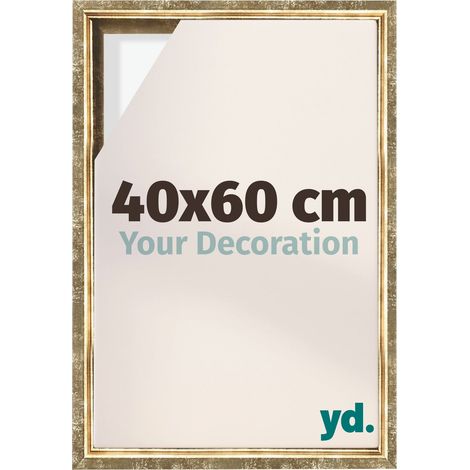 Your Decoration - Cadre flottant - Or Antique - Cadre en caisse américaine pour toile sur chassis - MDF - Lyon (1/5)