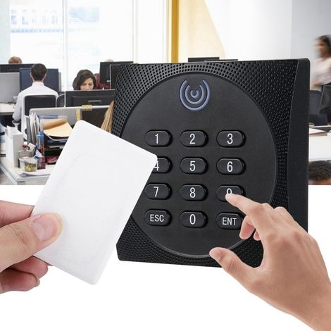 Système de Contrôle d'Accès RFID 125KHz avec Clavier et Lecteur de Cartes Étanche WG26 (1/5)