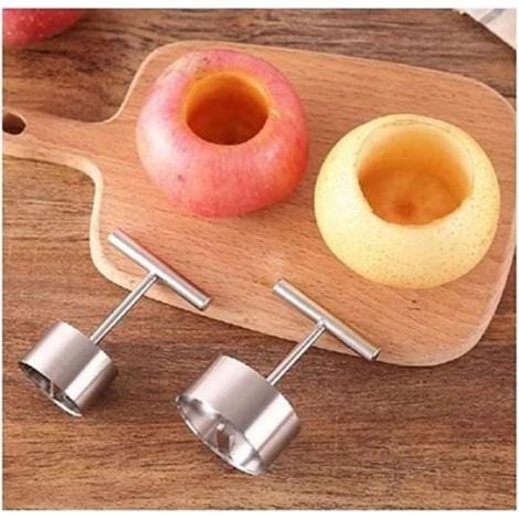 Extracteur de trognon en acier inox 304 – facile à utiliser pour pommes et poires (1/4)