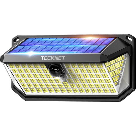 416 LED Waterproof Outdoor Solar Lights, 300° Beam Angle and 3 Lighting Modes, Motion Sensor Outdoor Lights, 2 Pack Security Solar Lights, 1 Piece