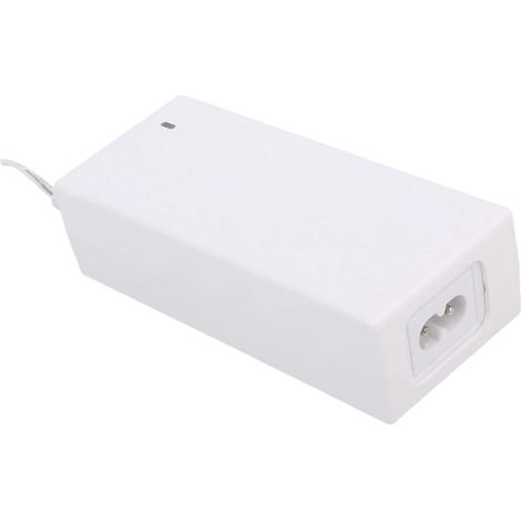 POSC12250D-C8-WH: 12V/2.50A/30W, da tavolo, presa CA: IEC C8. Connettore CC dritto da 2,1x5,5 mm