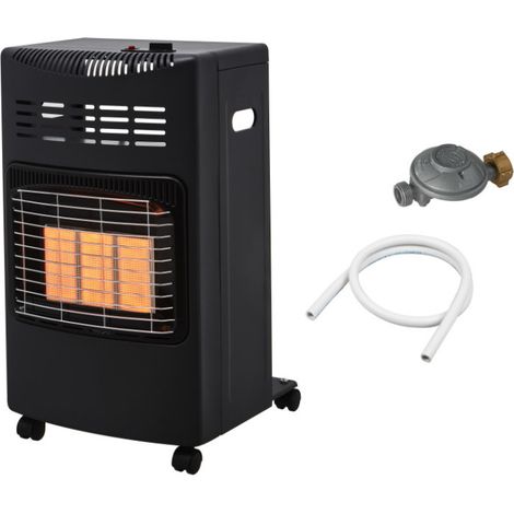 Favex – Chauffage d'appoint gaz infrarouge pliable – 3 puissances 1,55/2,9/4,2 kW – Pour pièces jusqu'à 40 m² – Housse de protection incluse