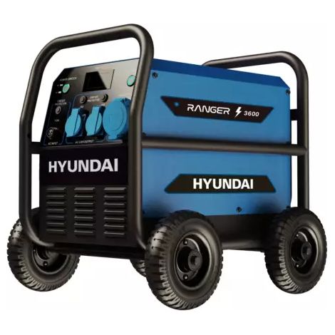 power station portatile da cantiere hyundai "heavy duty" 3600 w - cod. 65940 (1/2)