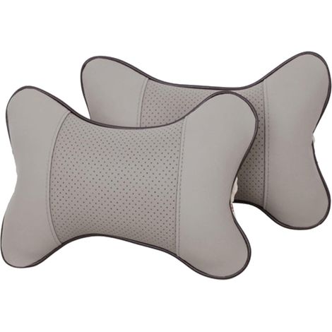 2 cuscini poggiatesta per il collo, cuscino da viaggio rimovibile, cuscino poggiatesta in cotone per auto, cuscino poggiatesta per auto, cuscino per il collo, cuscino da ufficio, poggiatesta morbido (1/5)