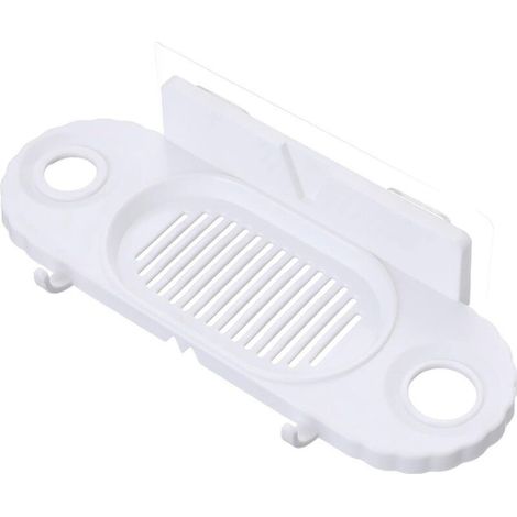 Porte-Savon Crochet boîte à Savon Mural Drain rectangulaire Bain Liquide Support de Stockage adapté pour Salle de Bain Support de Stockage sans Trace Toilette sans poinçon A-Ensoleillé