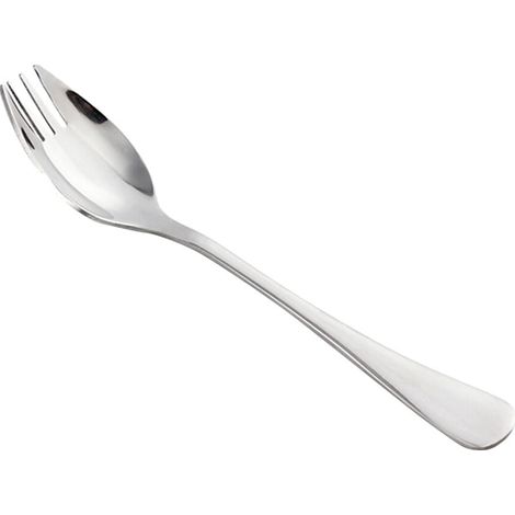 Spork - Fourchette Cuillère En Acier Inoxydable - Pour Pique-Nique Camping Cuisine Maison - 1 Pièce (1/5)