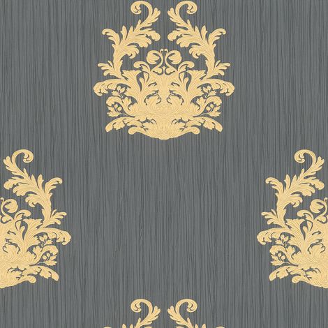 A.S. Creation Nobile 958615 Vliestapete Barock 0.70 m x 10.05 m Blau (1/4)