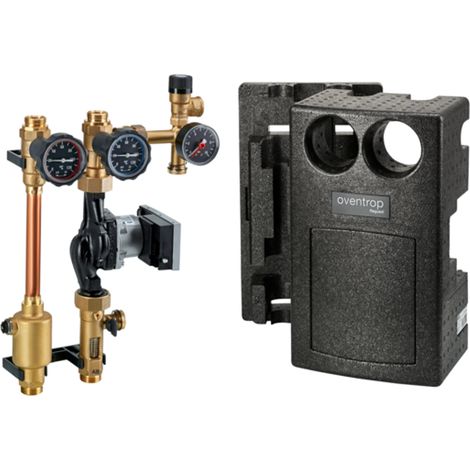 OVENTROP Estación solar Regusol LH-180 DN 25, Wilo PARA ST 25-180/8-75/iPWM, 7 - 30 l/min, 6 bar, 1360852