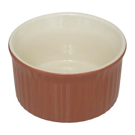 Ramekin rosso in gres, diametro 9 cm (1/2)