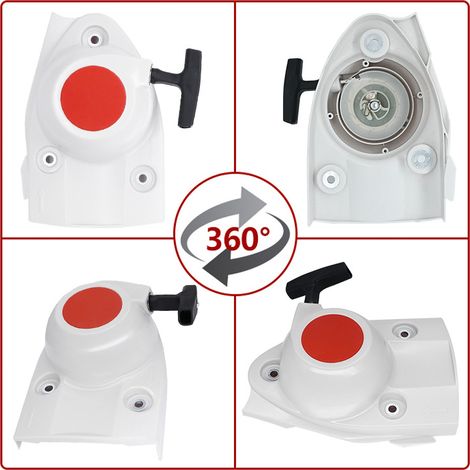 Jeffergrill Recoil Starter Assy pour Stihl ts410, ts420, ts480i, scies cutquik ts500i Assy Remplacement Recoil Starter Assy Démarreur Gazon Démarreur À Tirer Commencer Fit Tecumseh Nouveau Démarreur M (1/3)