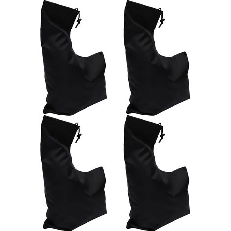Lot de 4 Paquet sous Vide en Tissu Oxford pour Aspirateur Souffleur de Feuilles, Grosse Capacité, Réutilisables, avec Cordons de Serrage, Compatibles Multi-modèles, pour (1/5)