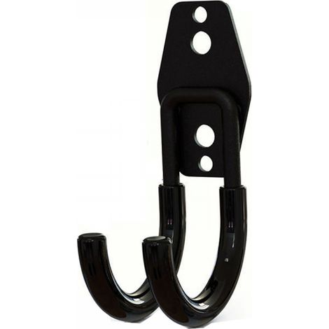 2 Crochets Garage Robustes Rangement Outils Jardin, Fixation Murale Polyvalente (1/3)