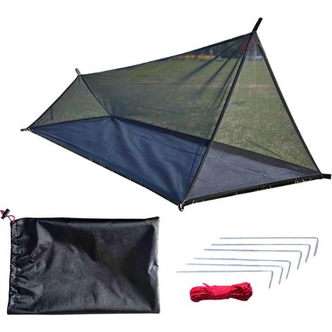 Tente en maille, filet de camping, moustiquaire portable (1/5)