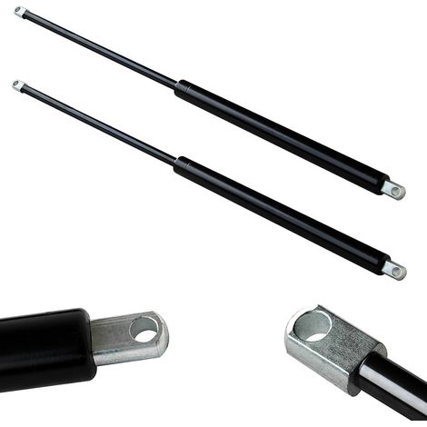 Set de 2 Pistones a gas Pistón amortiguador 2500N Soporte de capó Pistón de gas para elevar Muelle de elevación coche pieza de repuesto (1/4)