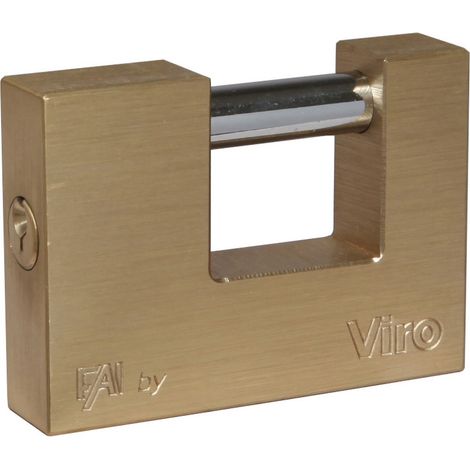 Viro Fai art 507 lucchetto per serranda 90 mm antiscasso con 2 chiavi (1/2)