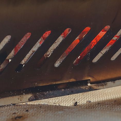 Klappbarer Grill mit Grillrost, aus Edelstahl, ideal für Camping, Abmessungen: 210 x 160 x 125 mm (1/4)