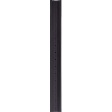 Profilés en aluminium à rainure en V pour rail de guidage linéaire, encastrables, noirs, pour impression et gravure, 400 mm / 15,75 po (1/5)