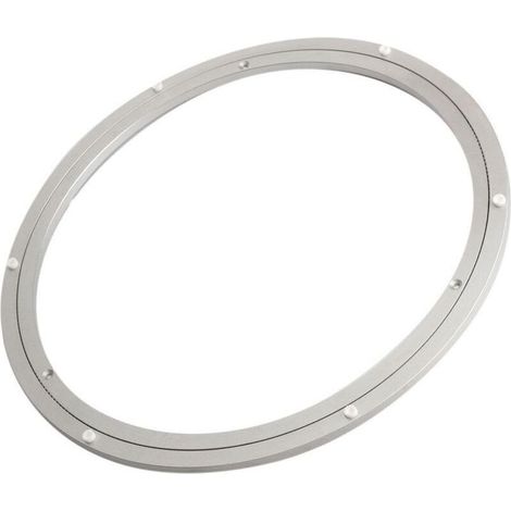 391x8.5mm Plateau Rotative à Roulement Platine Tournante Table Aluminium Support Cuisine Gateau (1/4)