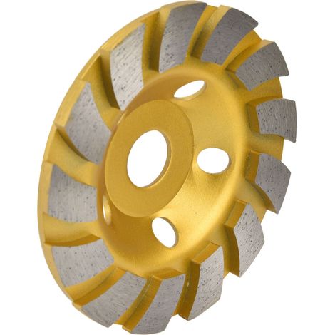 125-mm-Turbo-Diamant-Segmentschleifscheibe für Beton, Schnellschleifscheibe, Topfscheibe für Mauerwerksschleifer (1/5)